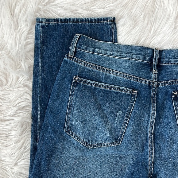 Pistola Charlie High Rise Classic Straight Ankle in Aurora Distressed - Picture 11 of 13